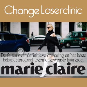 Artikel Marie Claire magazine over definitief ontharen
