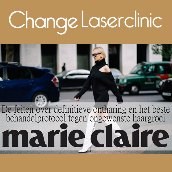 Artikel Marie Claire magazine over definitief ontharen